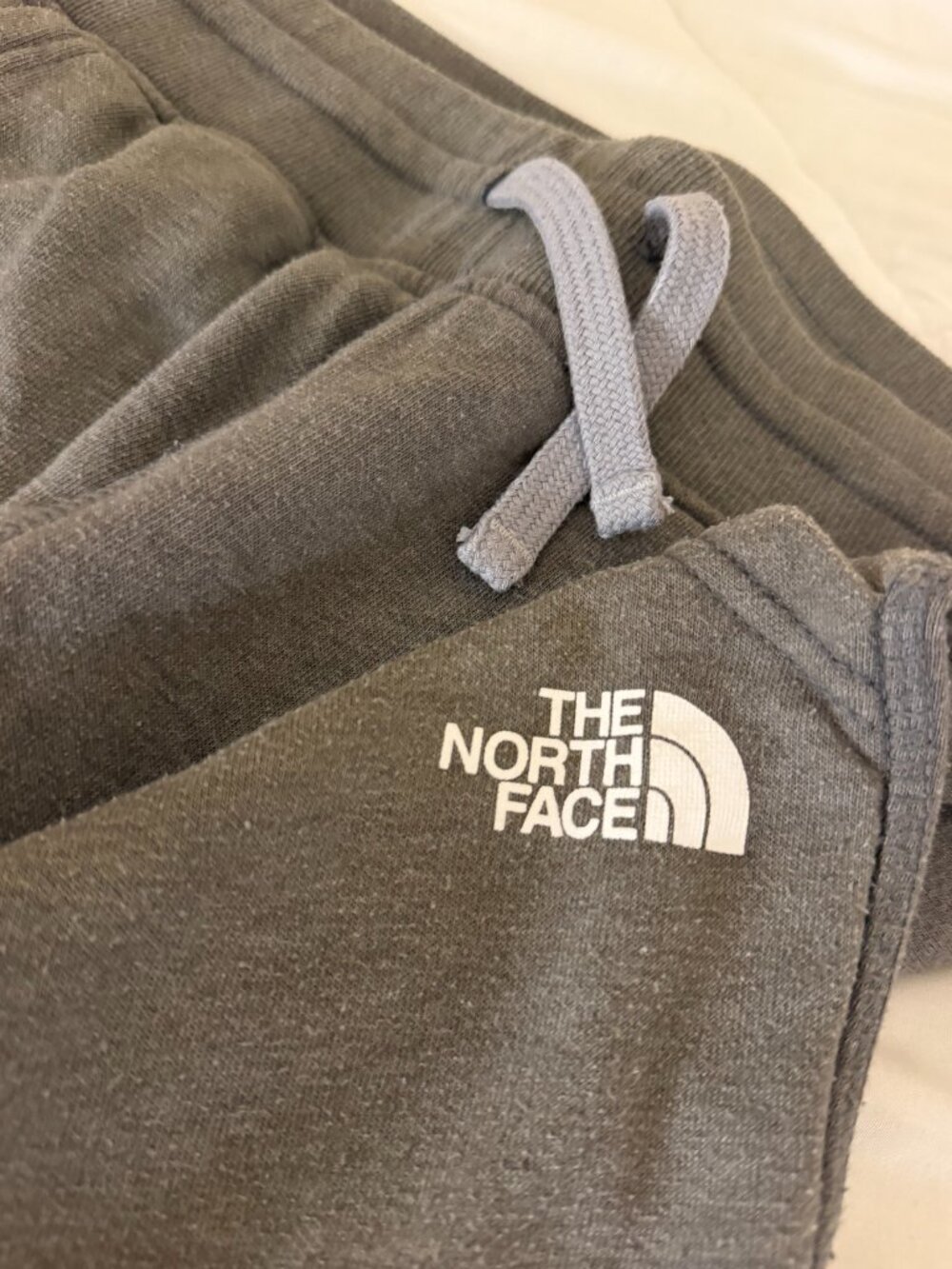 The North Face Mens Fleece Joggers Size Medium Charcoal Grey Sweatpants Pants M